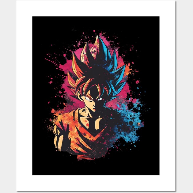 goku Wall Art by pokermoment